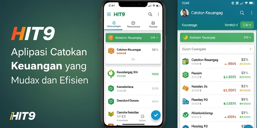 Tampilan antarmuka HIT9 yang sederhana dan fungsional.
