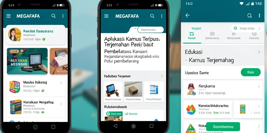 Tampilan antarmuka MEGAFAFA yang ramah pengguna dan mudah digunakan.