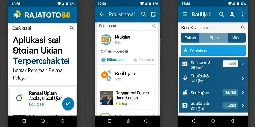Tampilan antarmuka aplikasi RAJATOTO88 yang intuitif dan menarik.